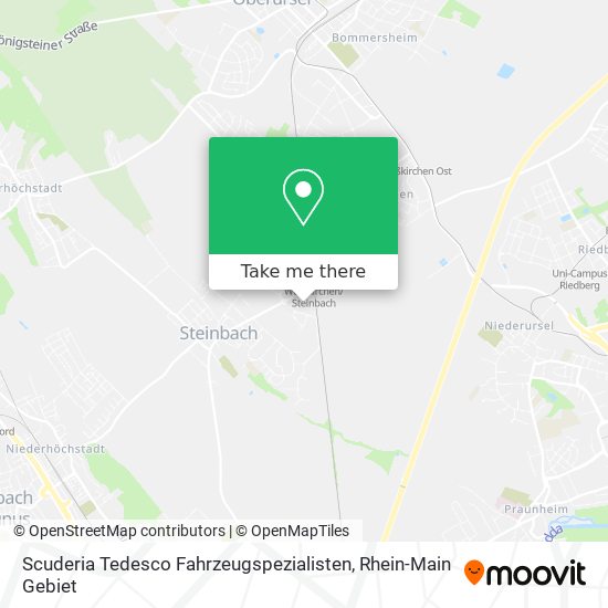 Scuderia Tedesco Fahrzeugspezialisten map