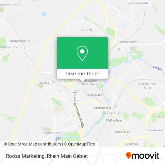 Rodas Marketing map