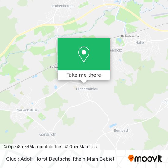 Glück Adolf-Horst Deutsche map