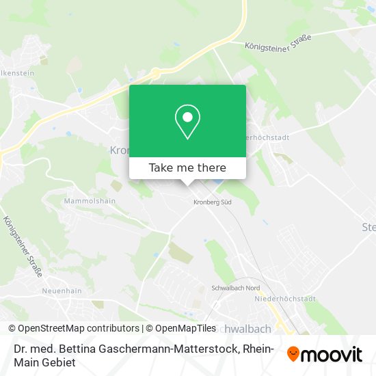 Dr. med. Bettina Gaschermann-Matterstock map