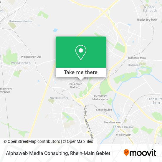 Карта Alphaweb Media Consulting