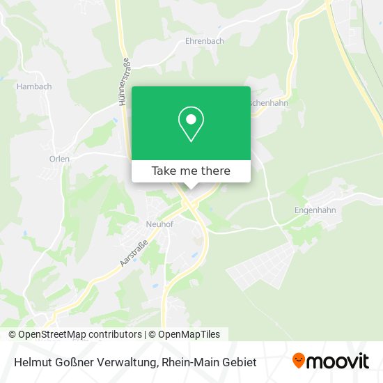Helmut Goßner Verwaltung map