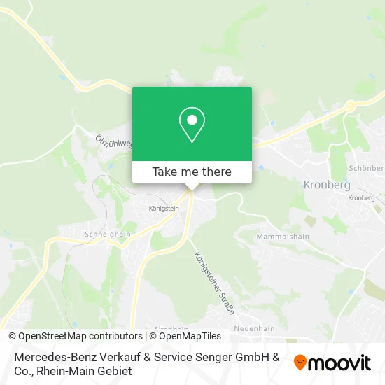 Карта Mercedes-Benz Verkauf & Service Senger GmbH & Co.