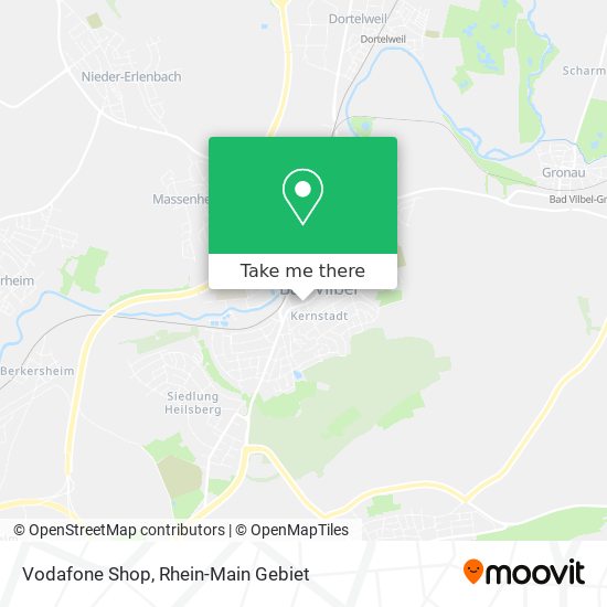 Vodafone Shop map