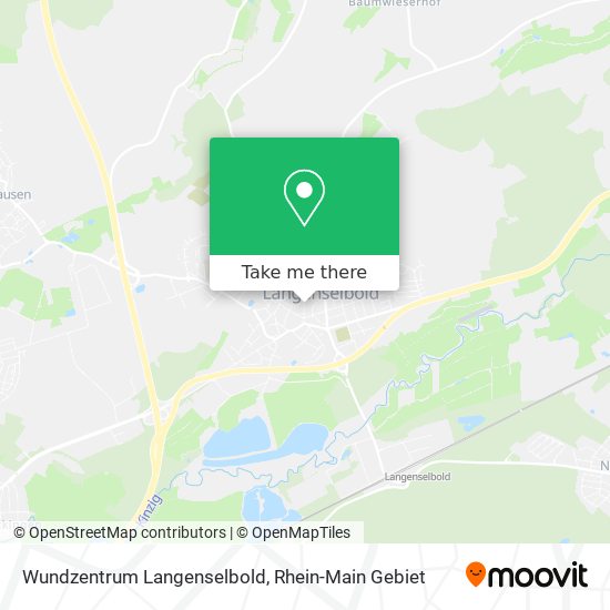 Wundzentrum Langenselbold map