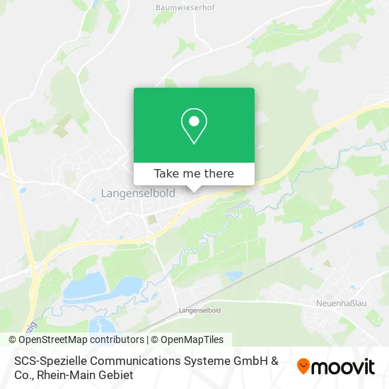 Карта SCS-Spezielle Communications Systeme GmbH & Co.