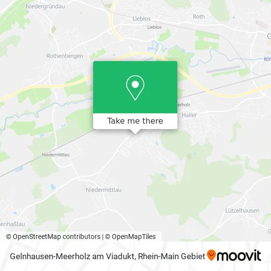 Карта Gelnhausen-Meerholz am Viadukt