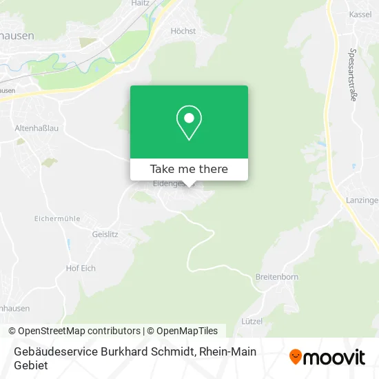 Карта Gebäudeservice Burkhard Schmidt