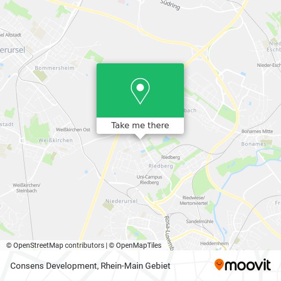 Consens Development map