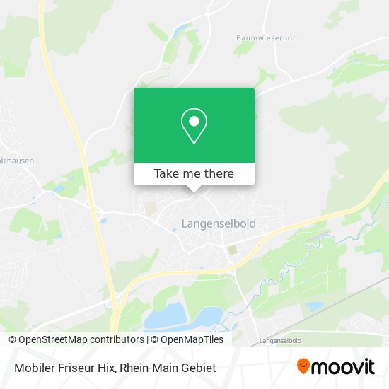 Mobiler Friseur Hix map