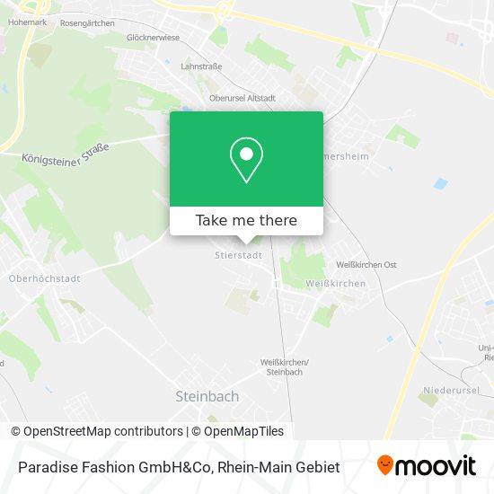 Paradise Fashion GmbH&Co map