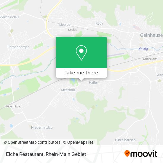 Elche Restaurant map