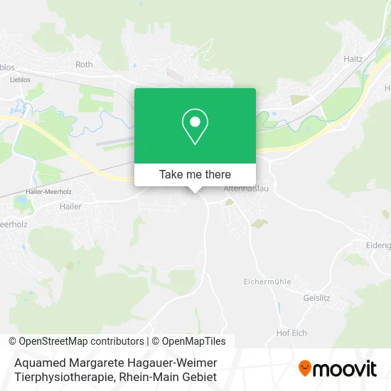 Карта Aquamed Margarete Hagauer-Weimer Tierphysiotherapie