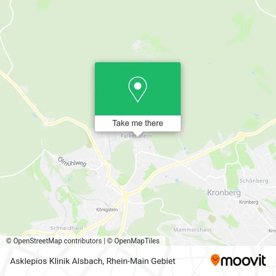 Карта Asklepios Klinik Alsbach