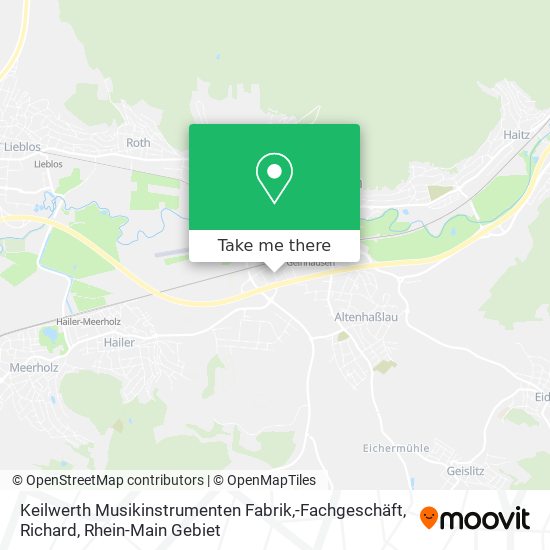 Keilwerth Musikinstrumenten Fabrik,-Fachgeschäft, Richard map