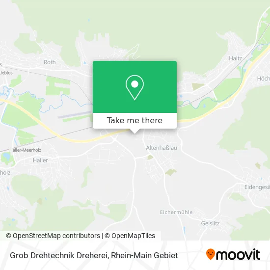 Карта Grob Drehtechnik Dreherei