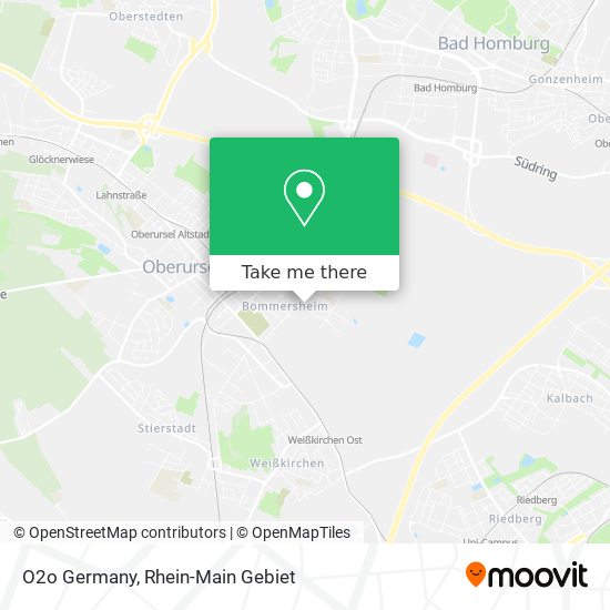 O2o Germany map