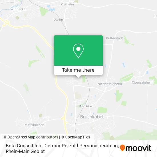 Карта Beta Consult Inh. Dietmar Petzold Personalberatung