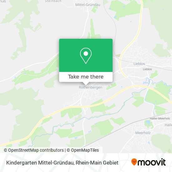 Kindergarten Mittel-Gründau map