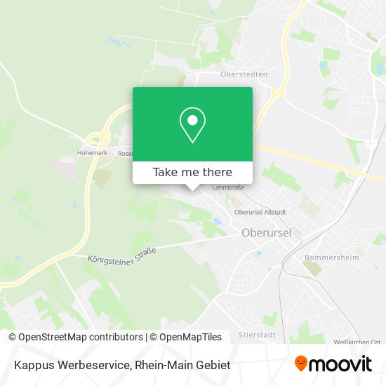 Kappus Werbeservice map