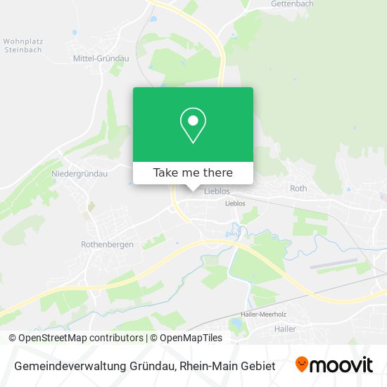 Gemeindeverwaltung Gründau map