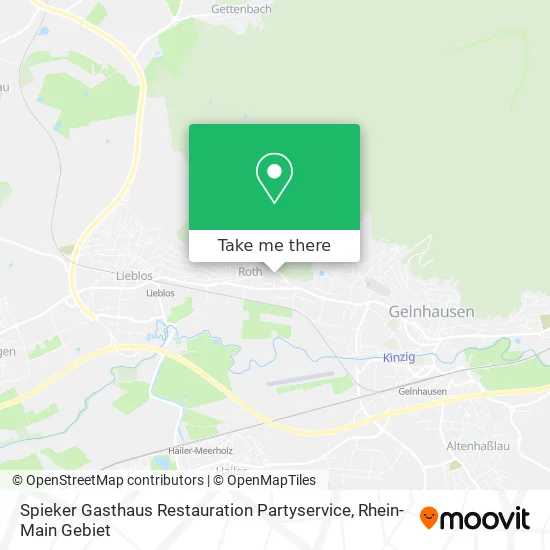 Карта Spieker Gasthaus Restauration Partyservice