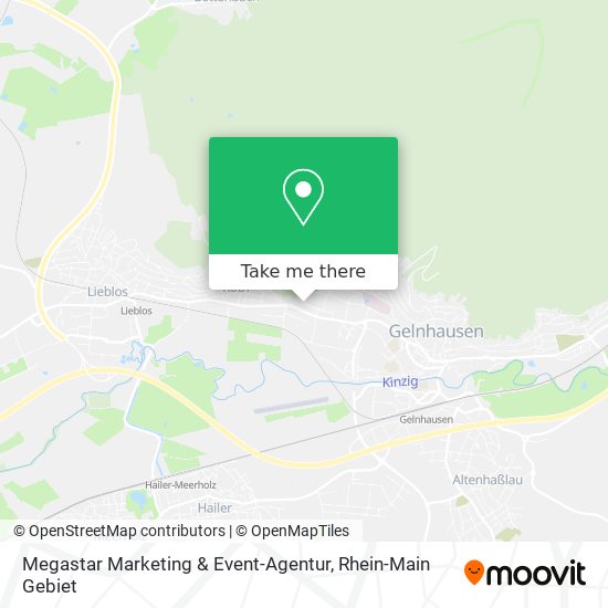Megastar Marketing & Event-Agentur map