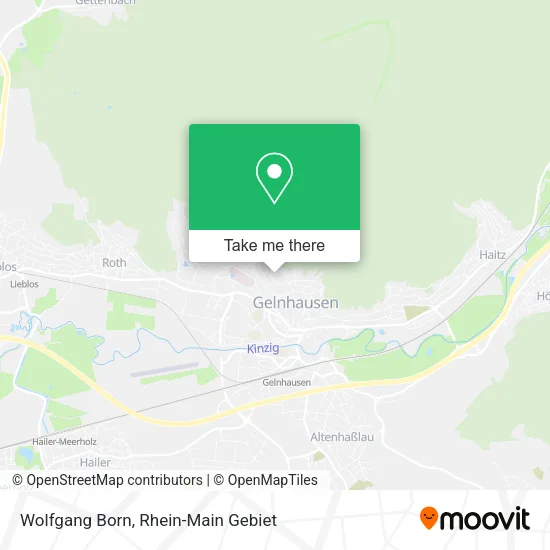 Карта Wolfgang Born