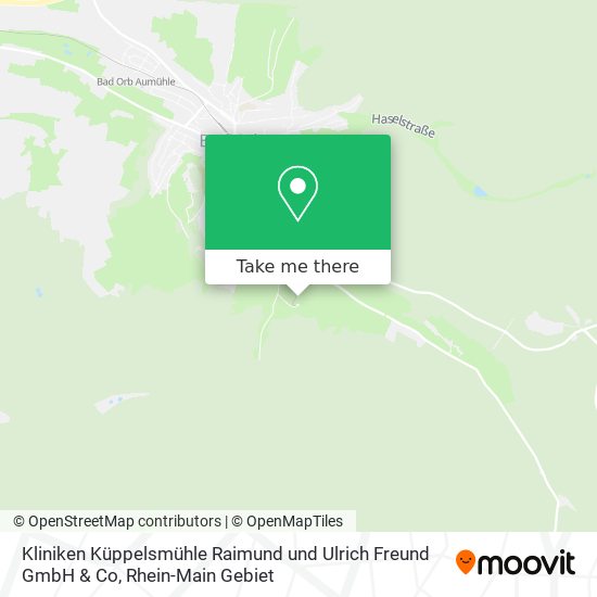 Kliniken Küppelsmühle Raimund und Ulrich Freund GmbH & Co map