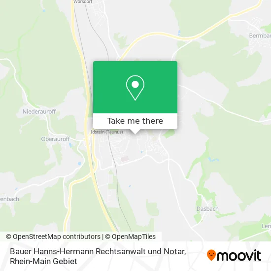 Карта Bauer Hanns-Hermann Rechtsanwalt und Notar