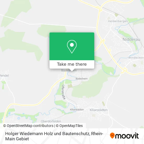 Карта Holger Wiedemann Holz und Bautenschutz