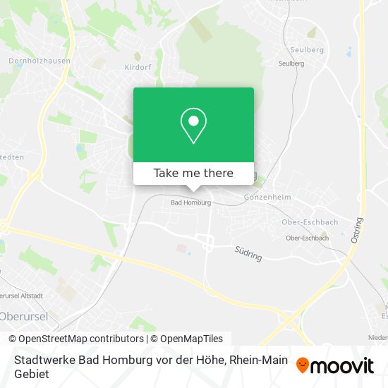 Stadtwerke Bad Homburg vor der Höhe map