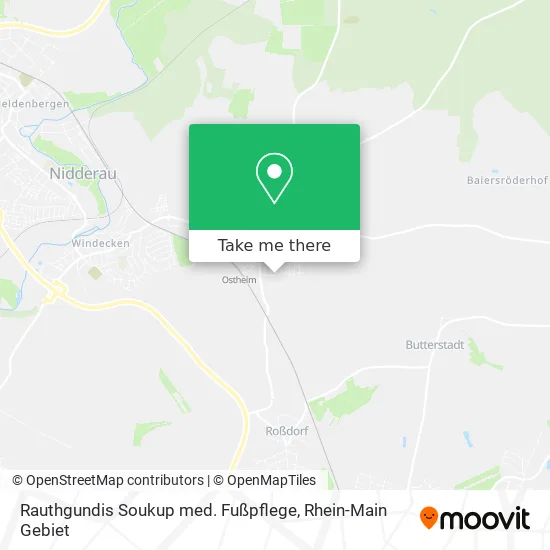 Карта Rauthgundis Soukup med. Fußpflege