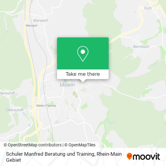 Schuler Manfred Beratung und Training map