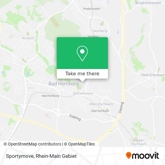 Sportymove map