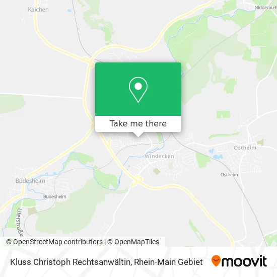 Карта Kluss Christoph Rechtsanwältin