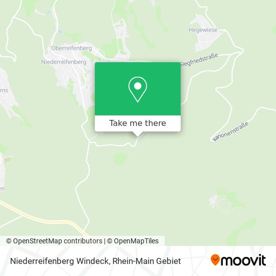 Niederreifenberg Windeck map