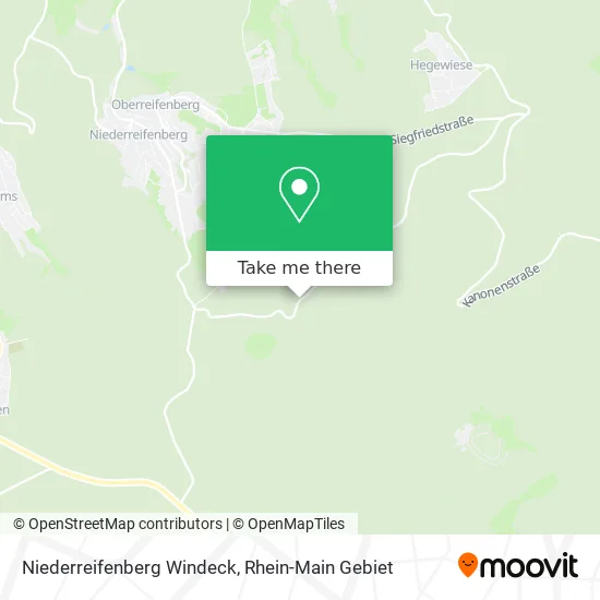 Карта Niederreifenberg Windeck