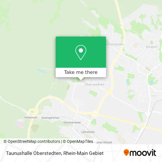 Карта Taunushalle Oberstedten
