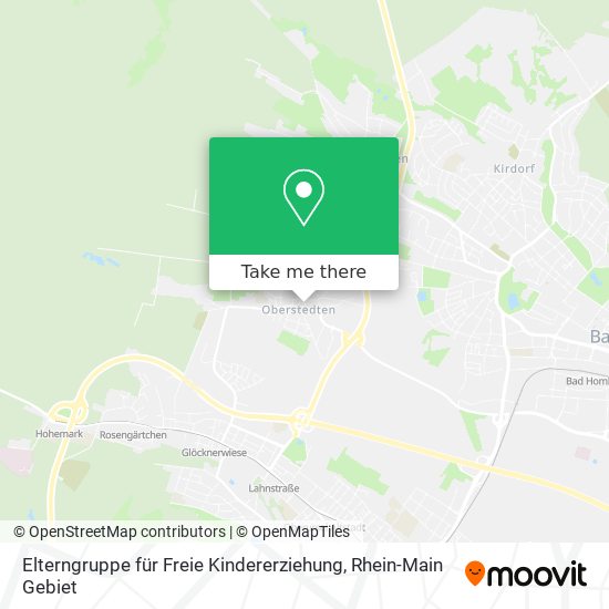 Elterngruppe für Freie Kindererziehung map