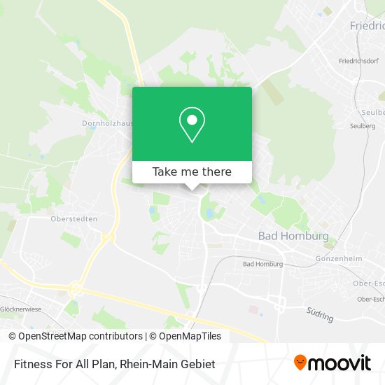 Fitness For All Plan map