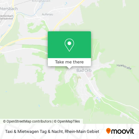 Карта Taxi & Mietwagen Tag & Nacht