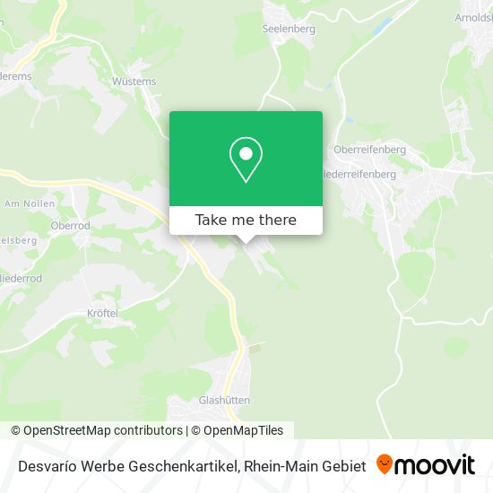 Desvarío Werbe Geschenkartikel map