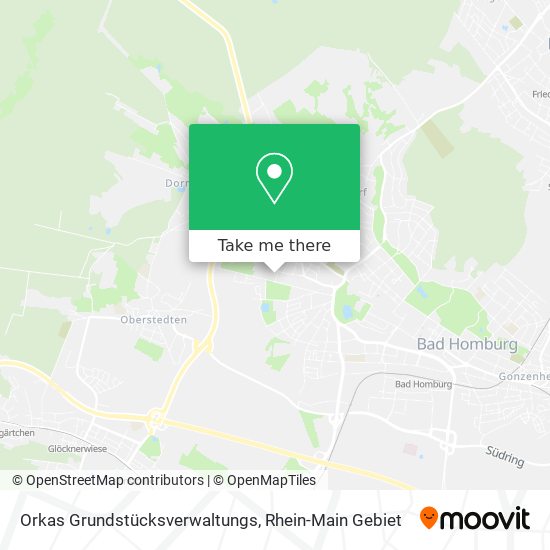 Orkas Grundstücksverwaltungs map