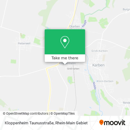 Kloppenheim Taunusstraße map
