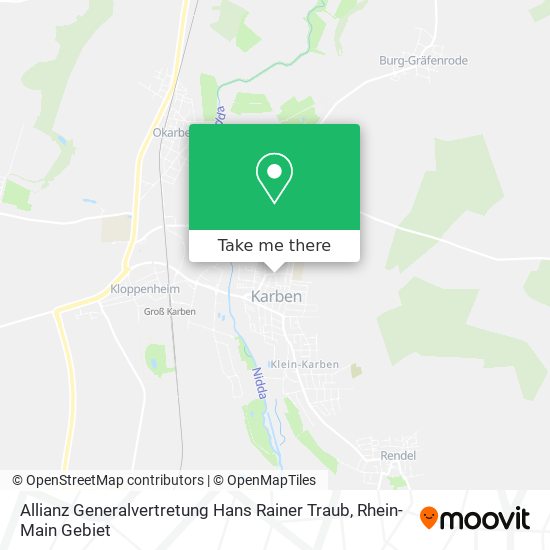 Карта Allianz Generalvertretung Hans Rainer Traub