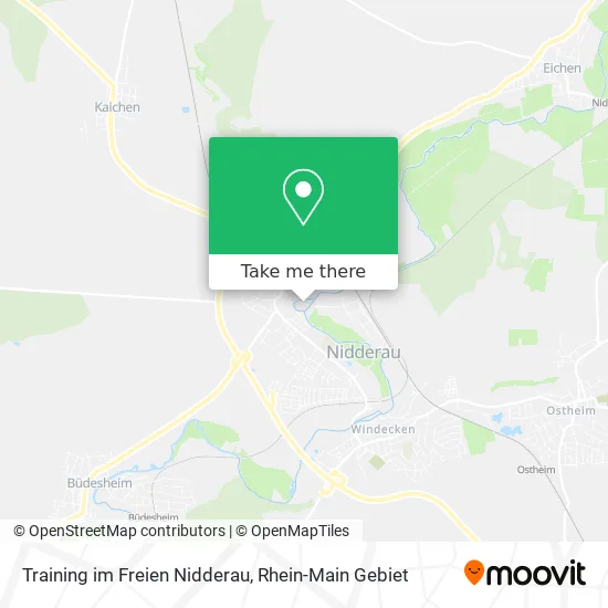 Карта Training im Freien Nidderau