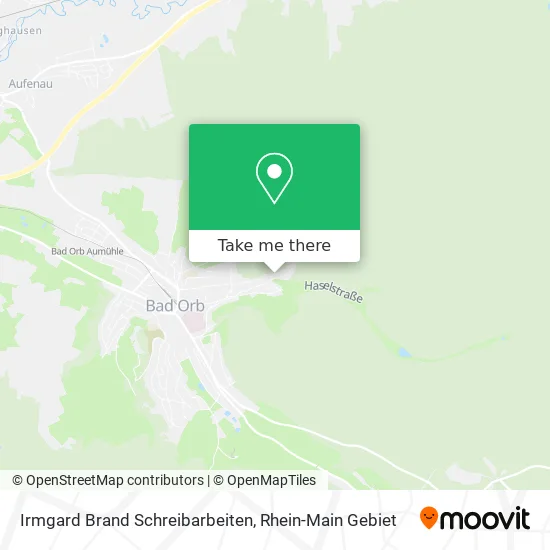 Карта Irmgard Brand Schreibarbeiten