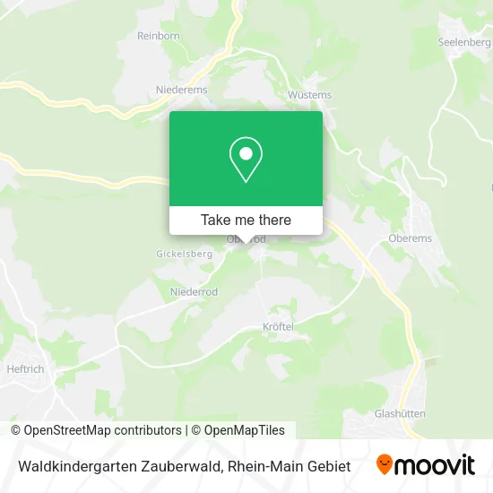 Карта Waldkindergarten Zauberwald