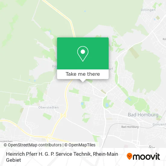 Карта Heinrich Pferr H. G. P. Service Technik